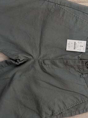 Crewcuts Boys Slate Gray Flat Front Shorts